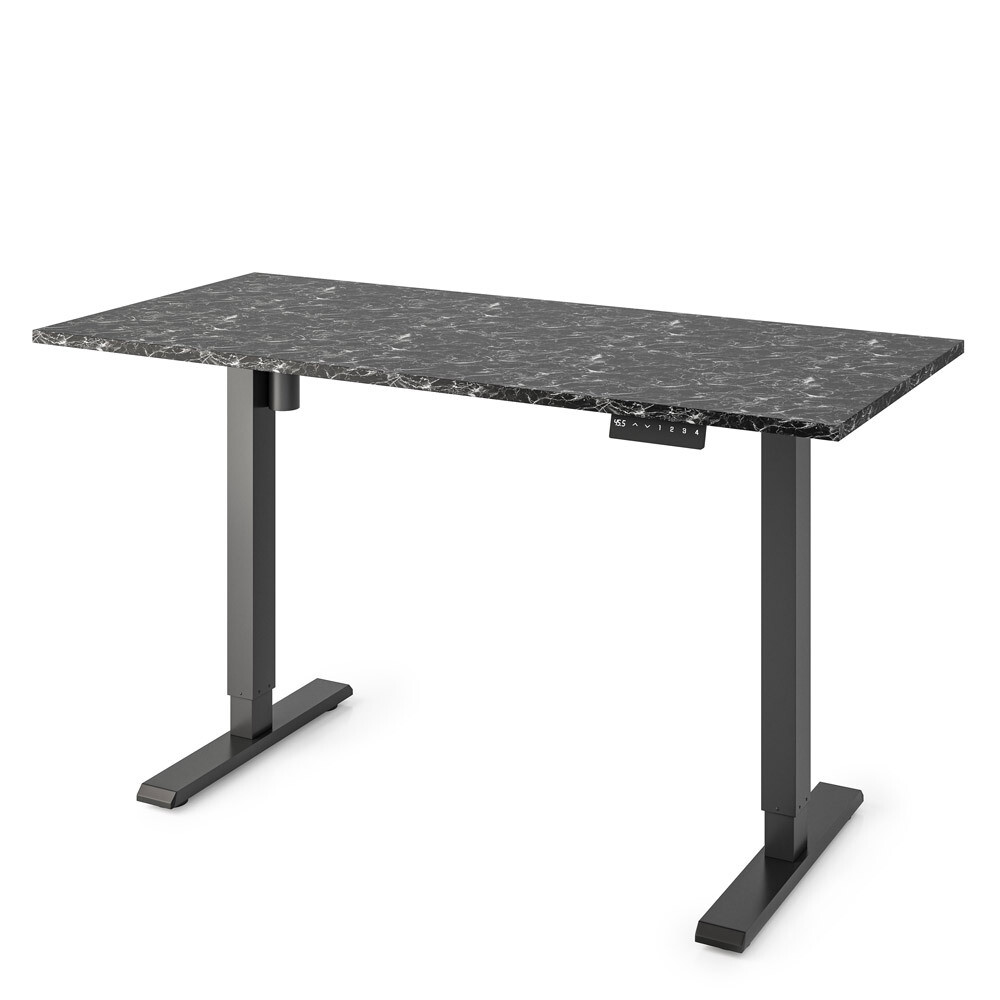 Harmony Electric adjustable height standing desk - Black Marble