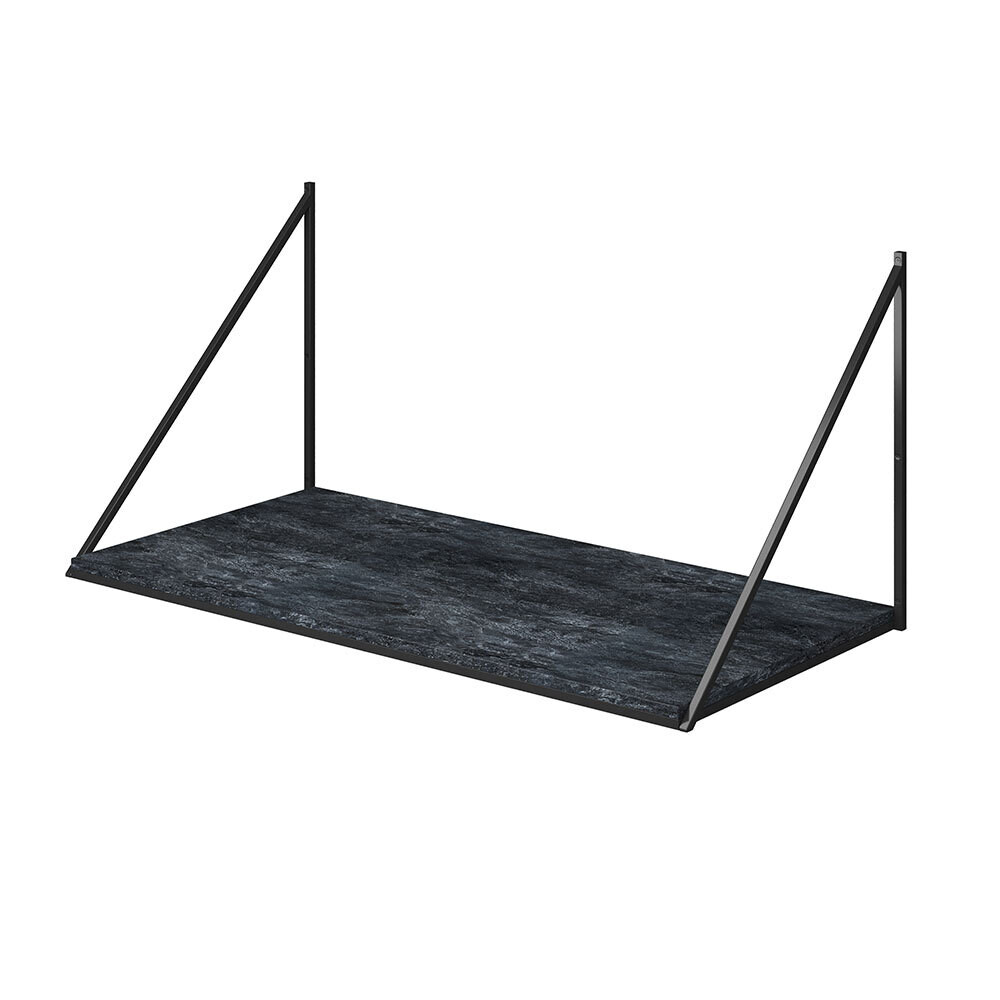 Luna Wall Mounted Hanging desk - Anthracite stone