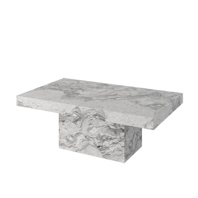 Niki coffee table- Grey - Granite Viscount White