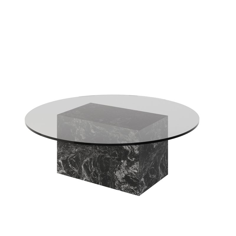 Sirena coffee table- Black- Granite Forest Black