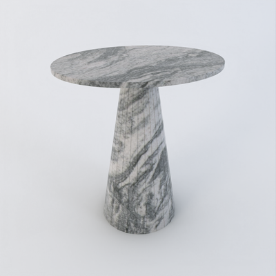 Elara side table-Grey - Granite Viscount White