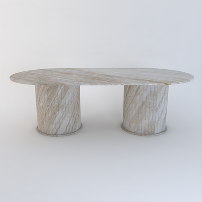 Thalassa Dining Table -Beige - Marble Breccia Sarda