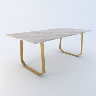 Solis dining table- Beige - Marble Breccia Sarda