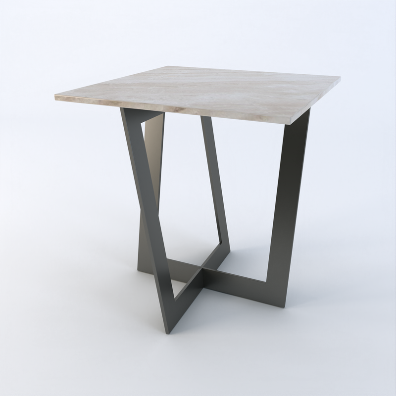 Varo side table -Beige - Marble Breccia Sarda