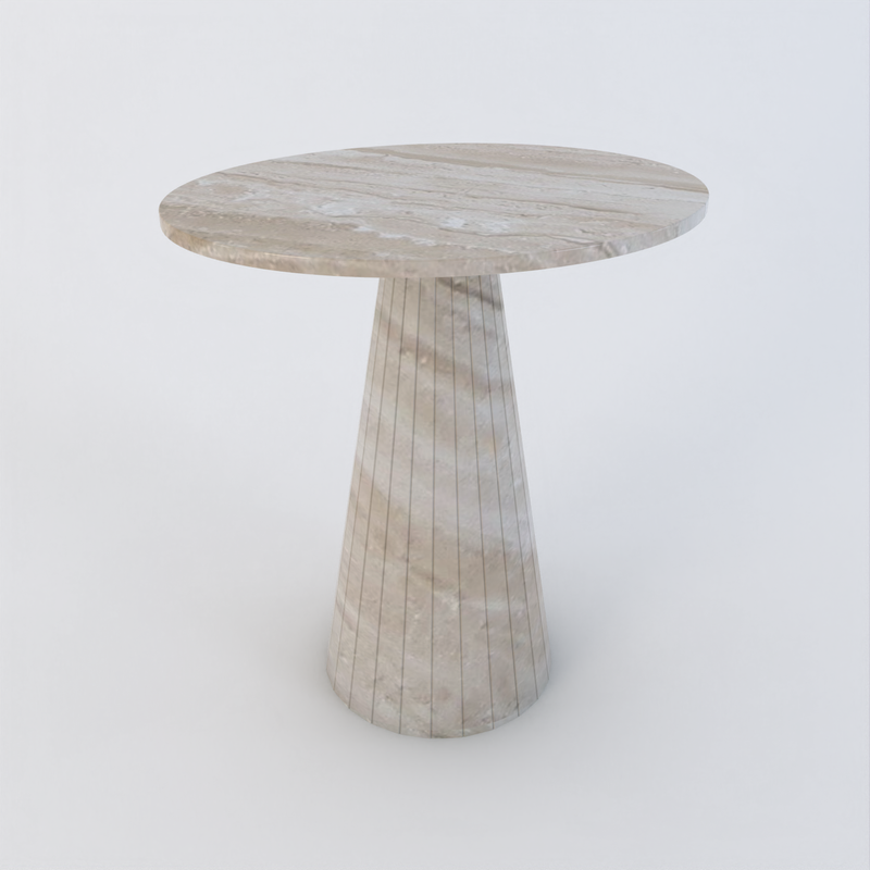 Elara side table- Beige - Marble Breccia Sarda