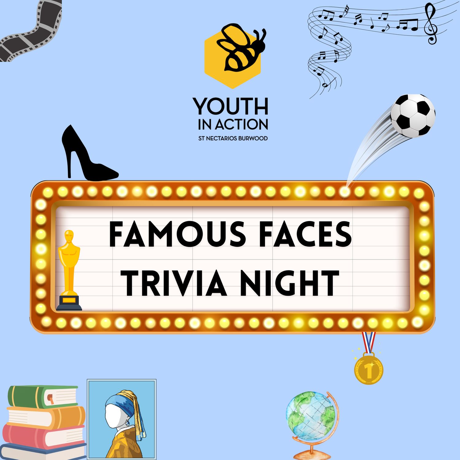 Famous Faces Trivia Night - Adult ticket