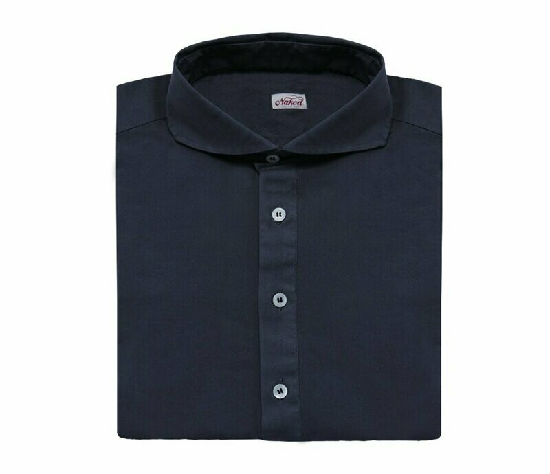 Blue Jersey Cotton Shirt