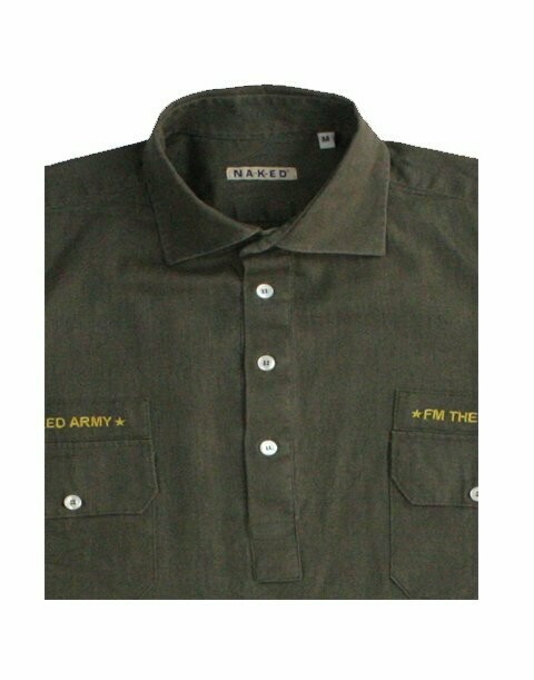 Peace  Linen Polo Shirt