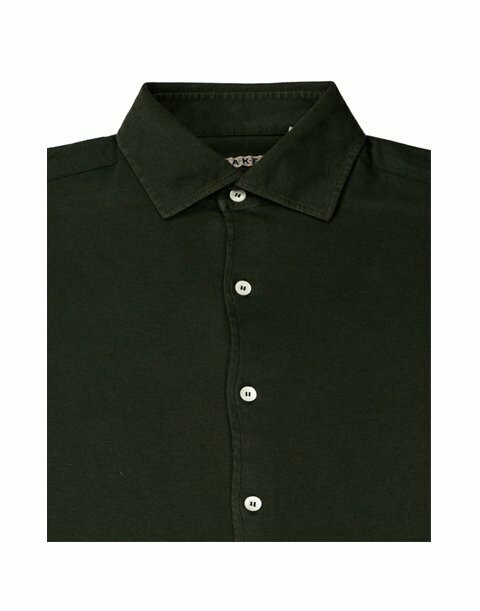 Gold Forest jersey cotton /cashmere Shirt