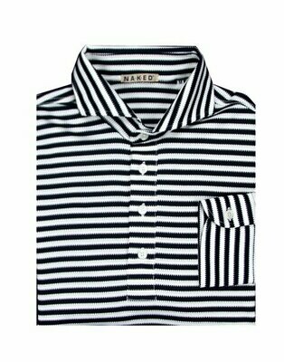 Hms Amerigo striped Vintage Cotton Polo Shirt