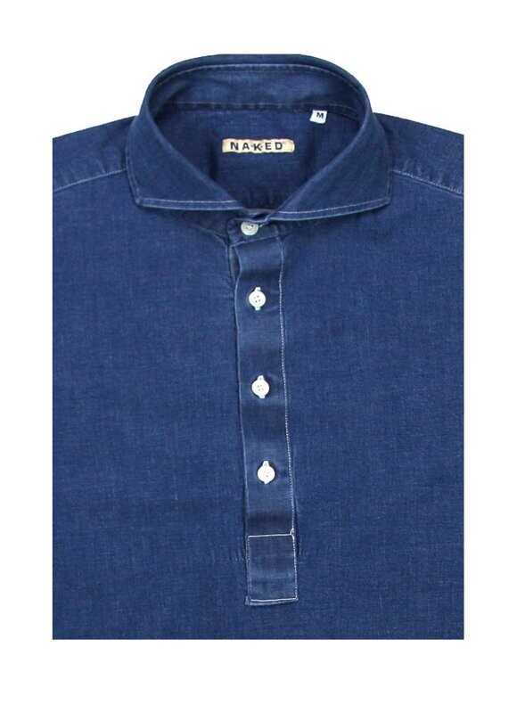 Ulisse denim  cotton Polo Shirt