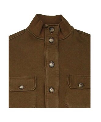 Salonicco coffee fleece Cotton Cashmere Jacket