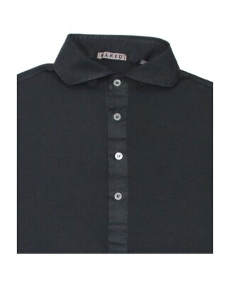Route Jersey cotton / cashmere Polo shirt