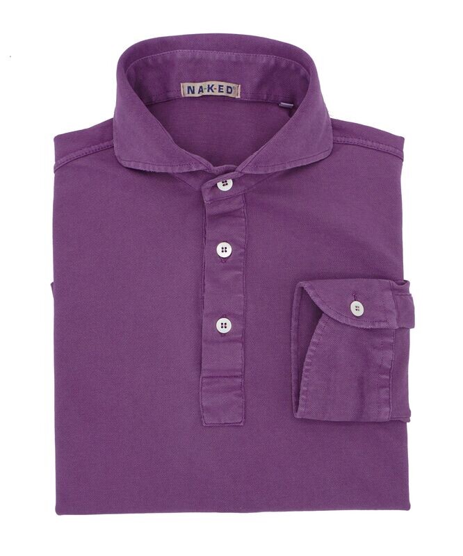 Travel  Piquet cotton stretch Polo Shirt vintaged