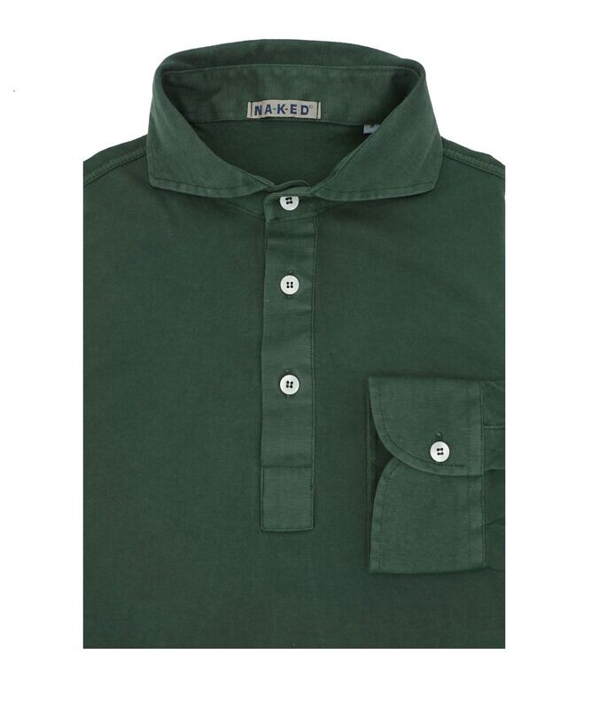Crown Jersey cotton / cashmere  Polo shirt