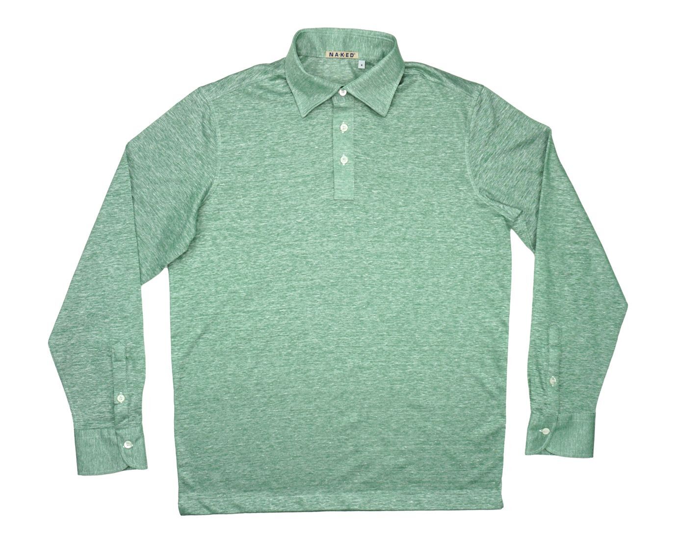 Substance extra luxury piquet linen polo shirt