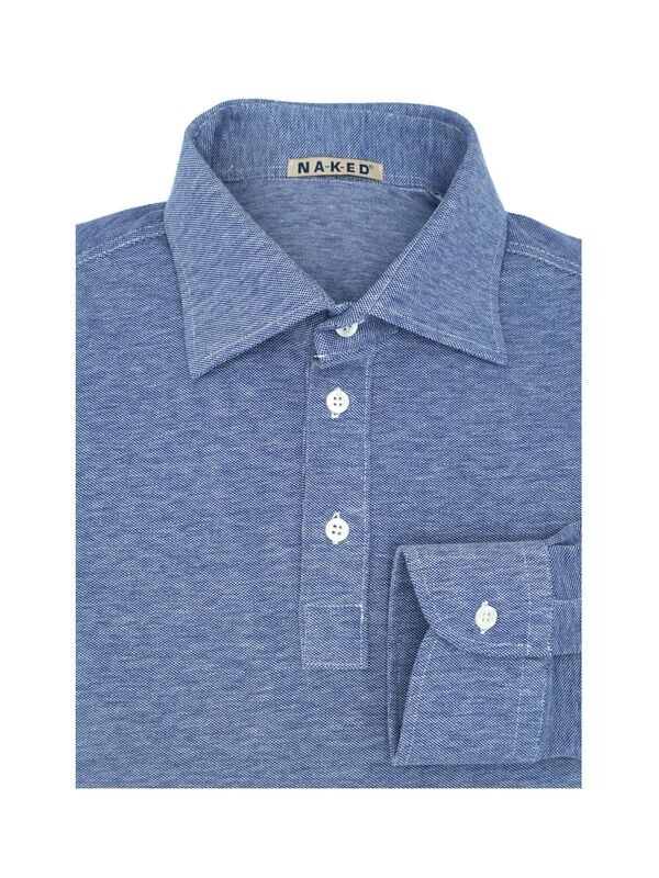 Parisian   luxury oxford piquet polo shirt