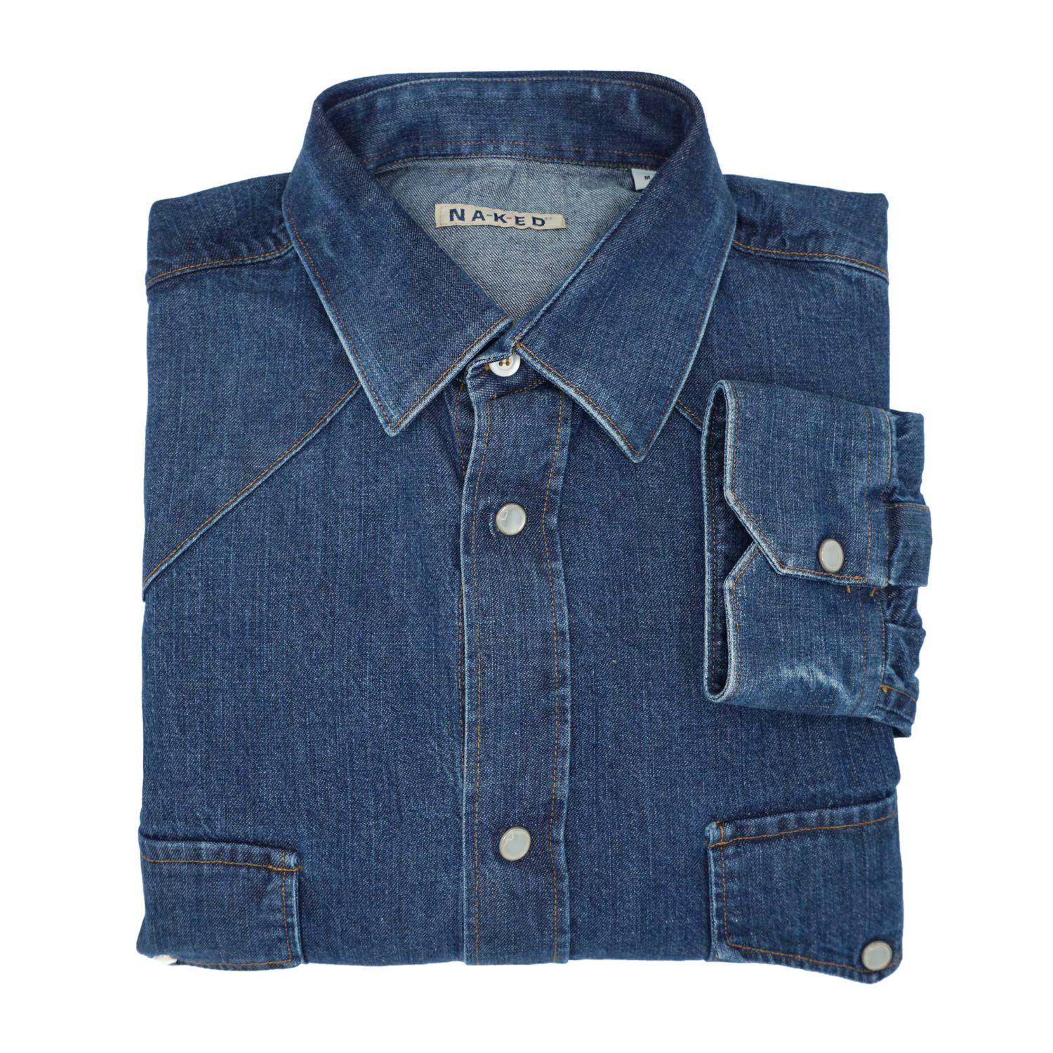 Restart western Denim cotton Shirt