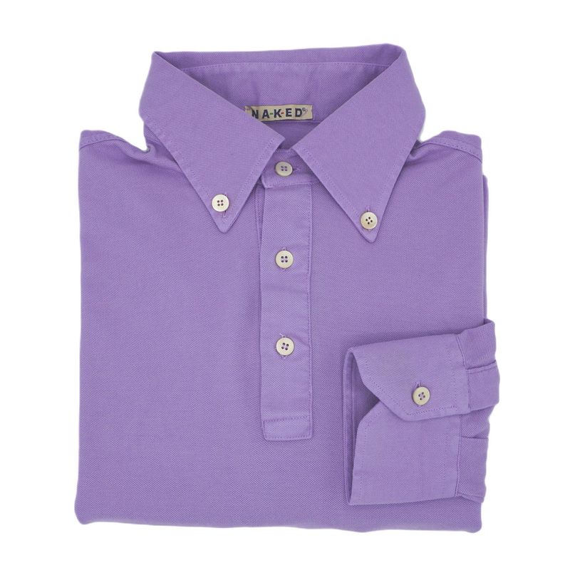 Tarquinius  luxury light piquet pastel polo shirt