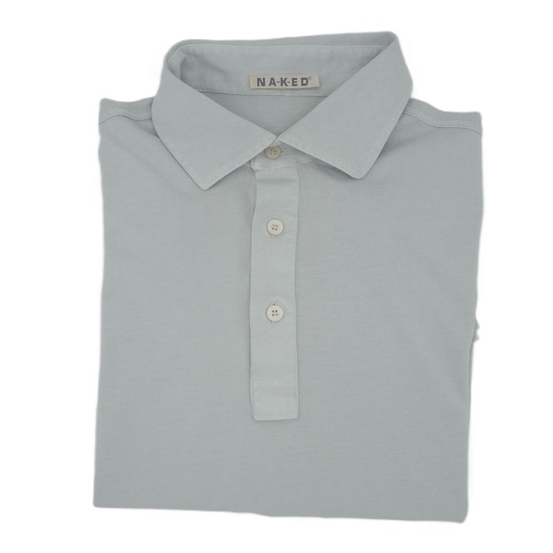 Grateful  light jersey pastel polo shirt
