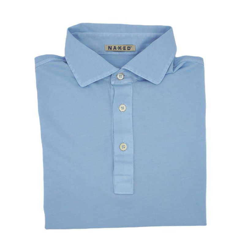 Exciting light jersey pastel polo shirt
