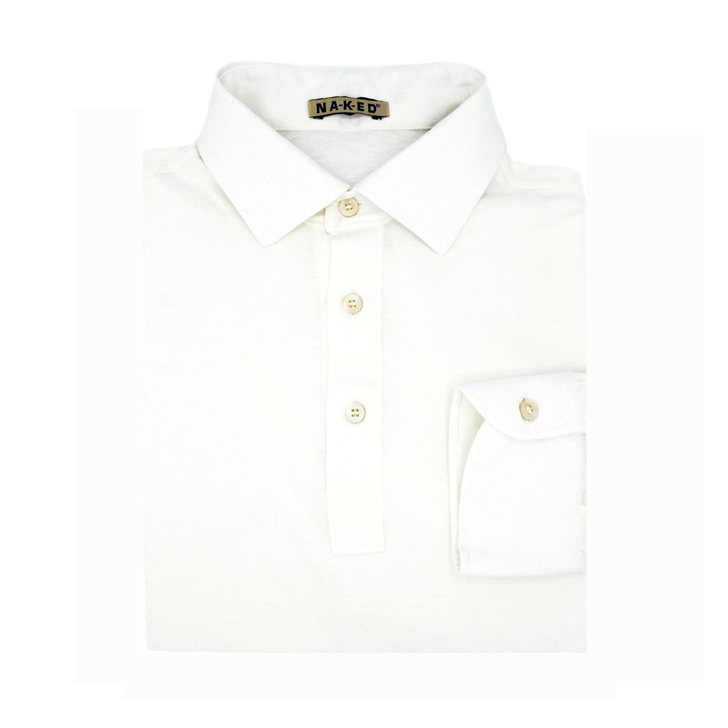 Polo shirt Jersey cotton  cashmere  off white