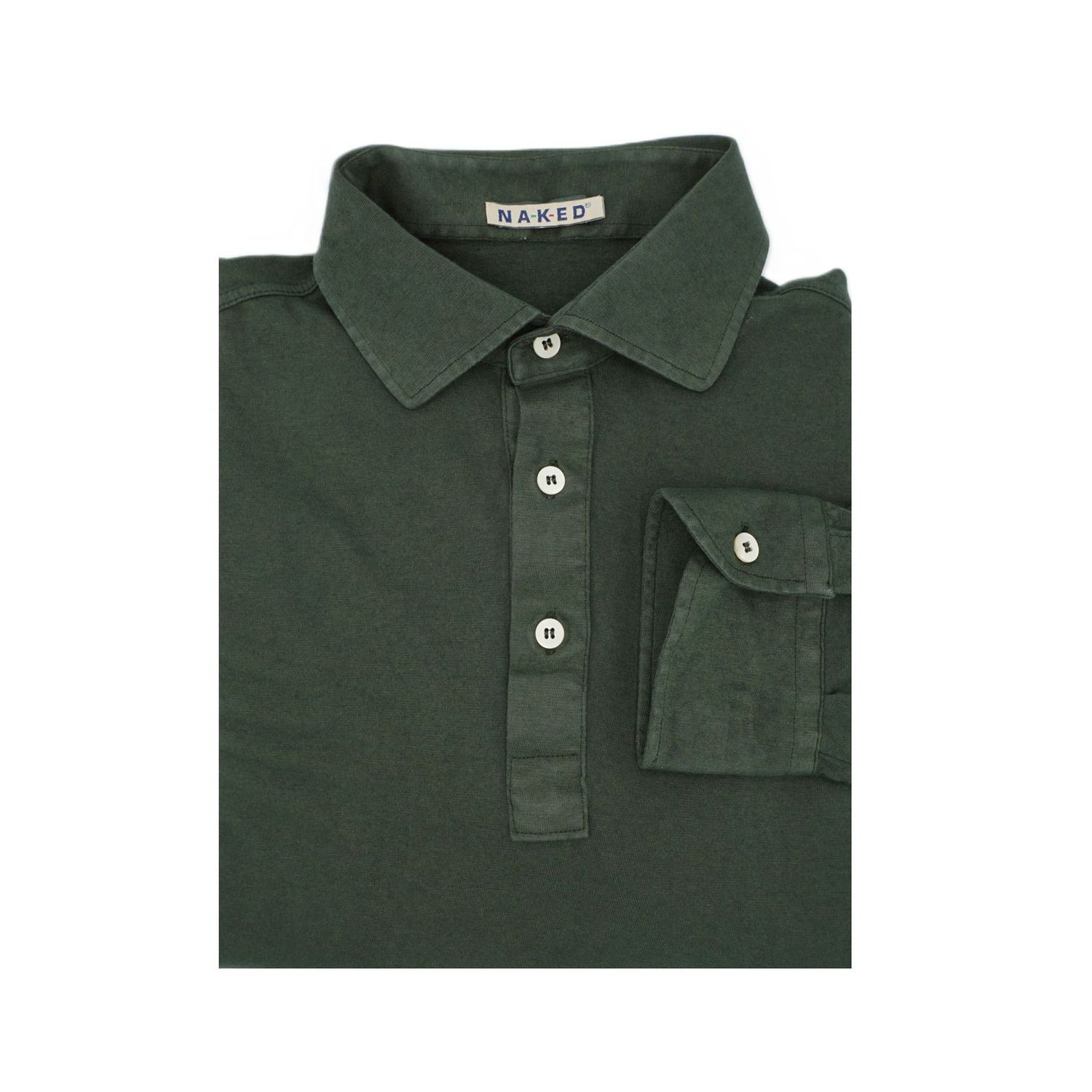 Polo shirt Jersey cotton  cashmere  dark green edera Polo shirt Jersey cotton  cashmere  dark green edera
