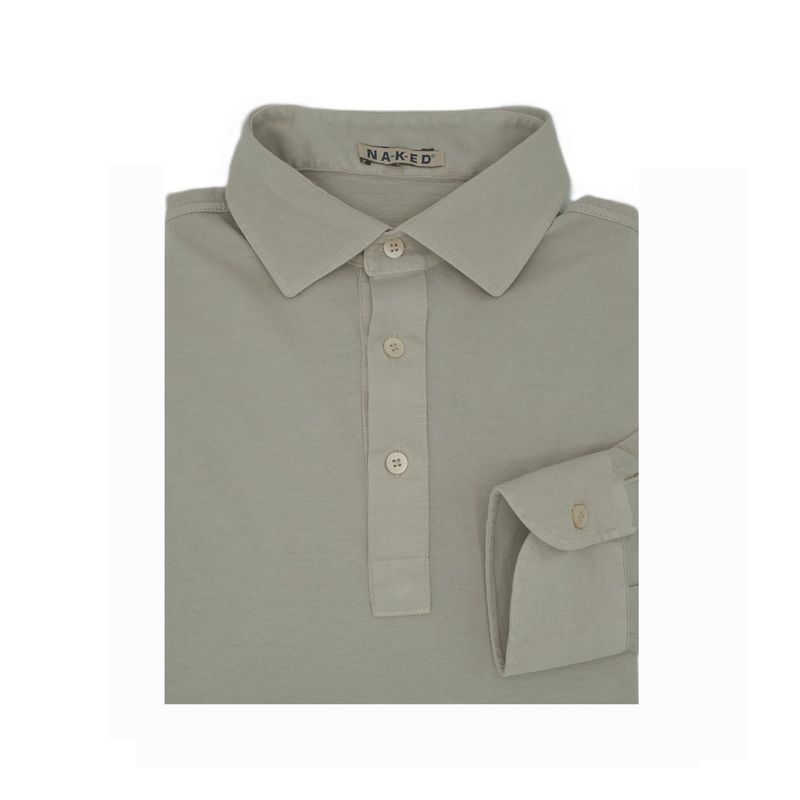 Polo shirt Jersey cotton  cashmere  polvere
