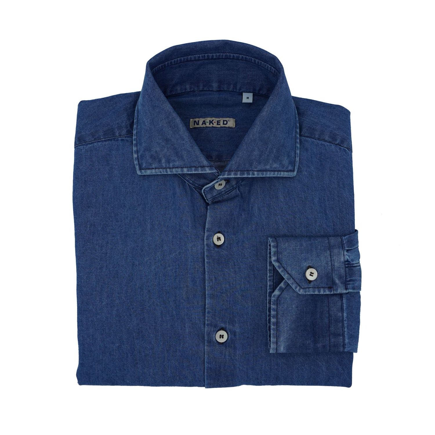 Poseidone sartorial denim shirt luxury edition
