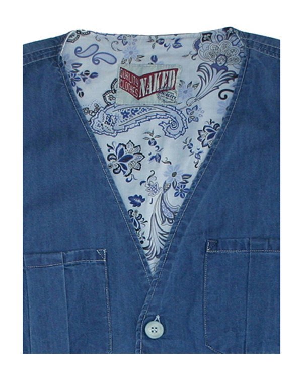 THE MILLENIAL Denim cotton Vest