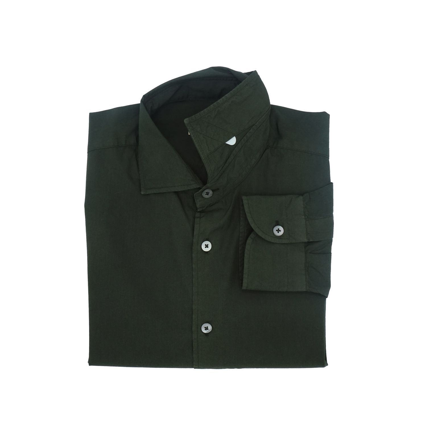Sartorial shirt dyed Olive Grove