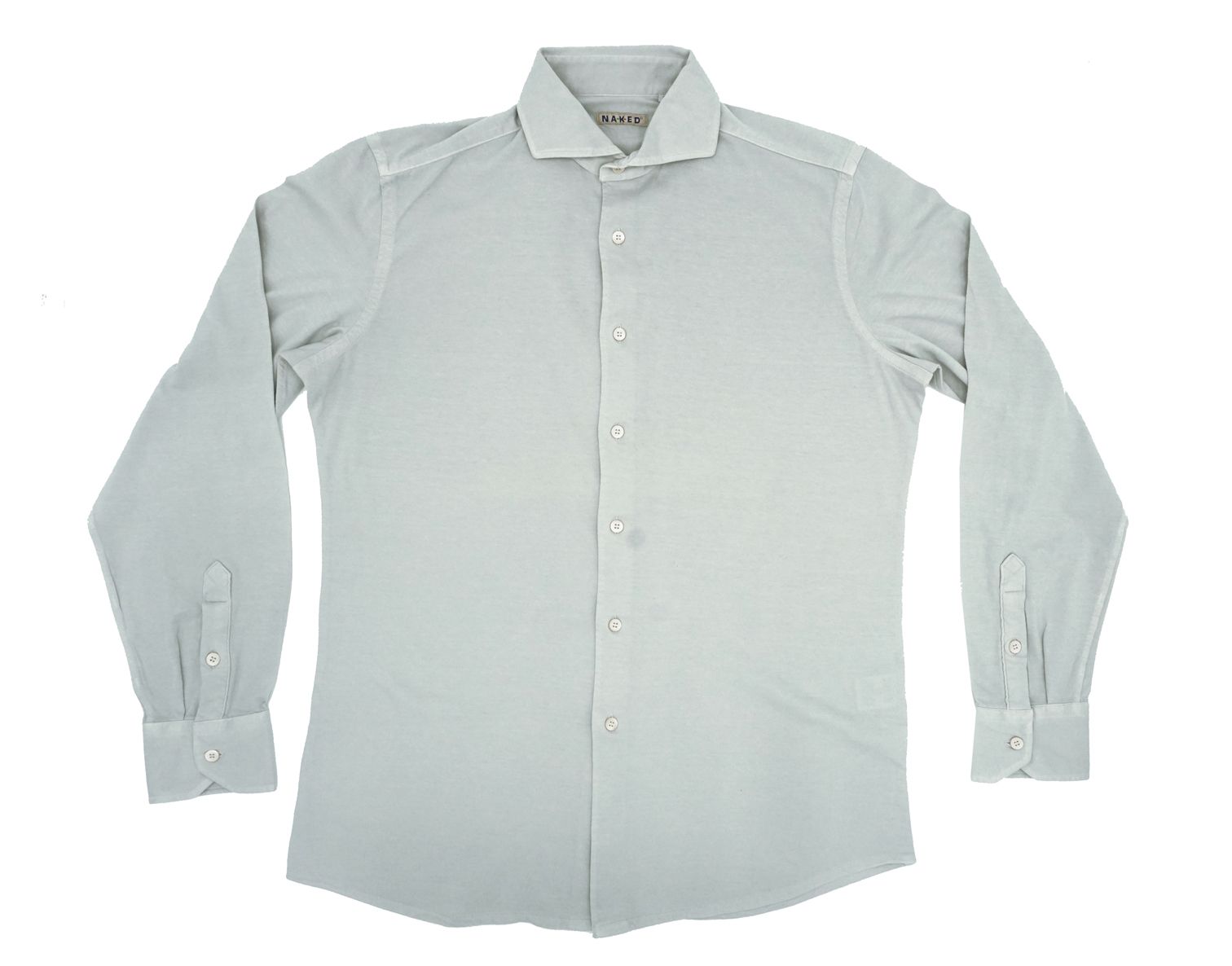Trani Stone jersey cotton cashmere sartorial luxury shirt