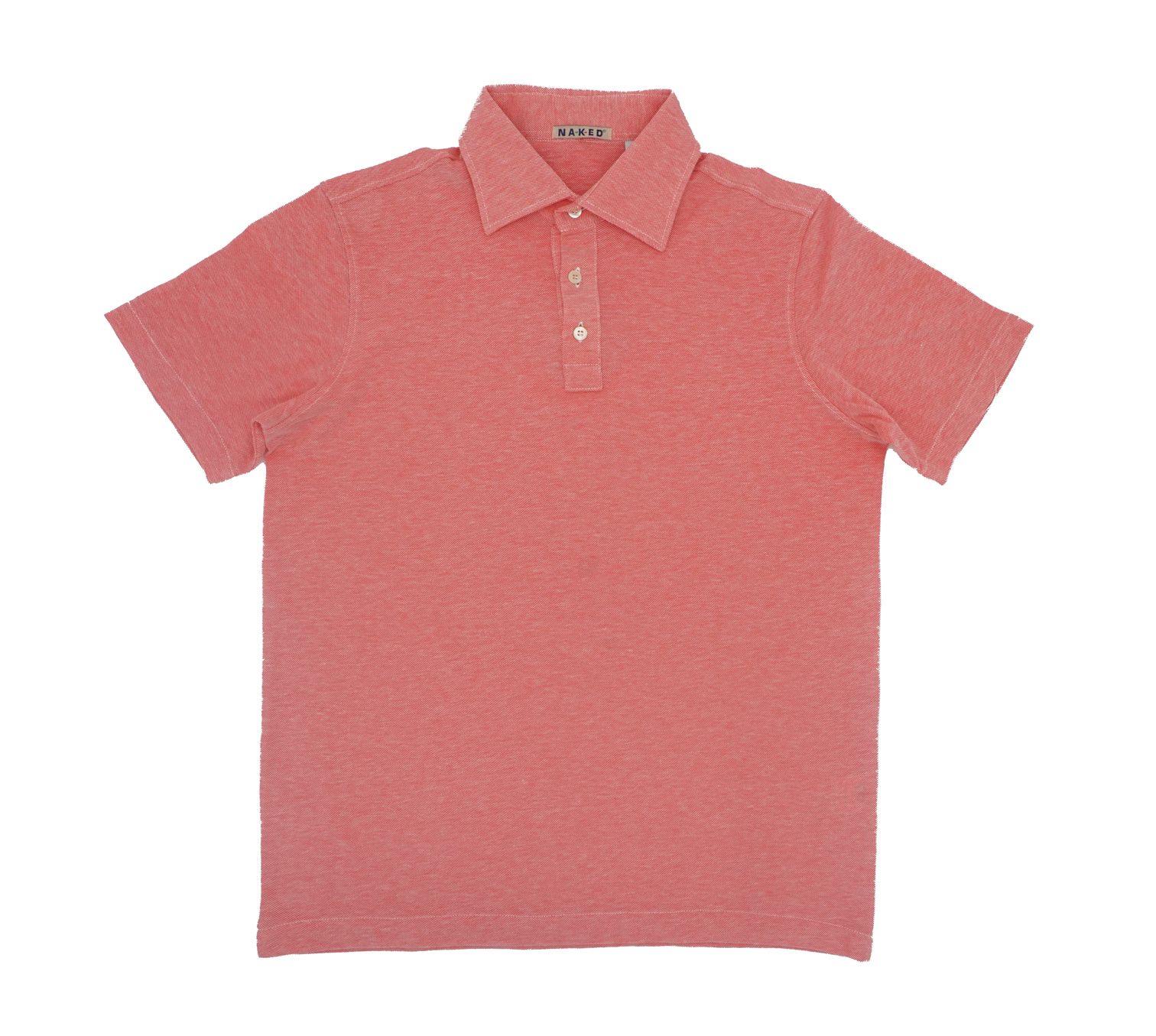 Salento Rosato  luxury oxford piquet polo shirt