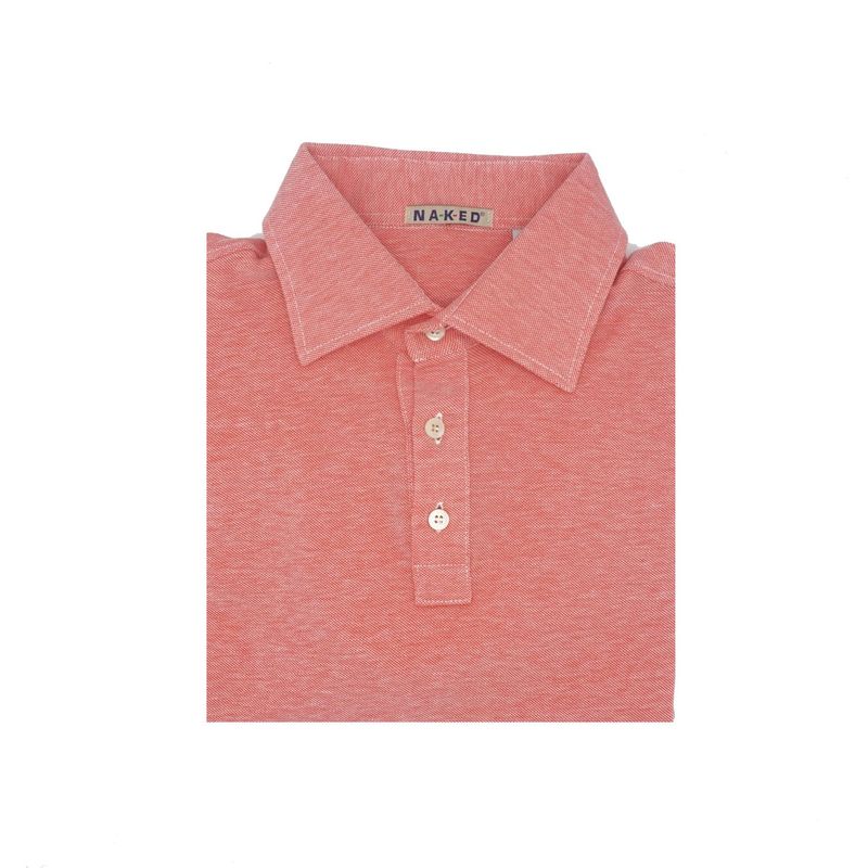 Salento Rosato  luxury oxford piquet polo shirt