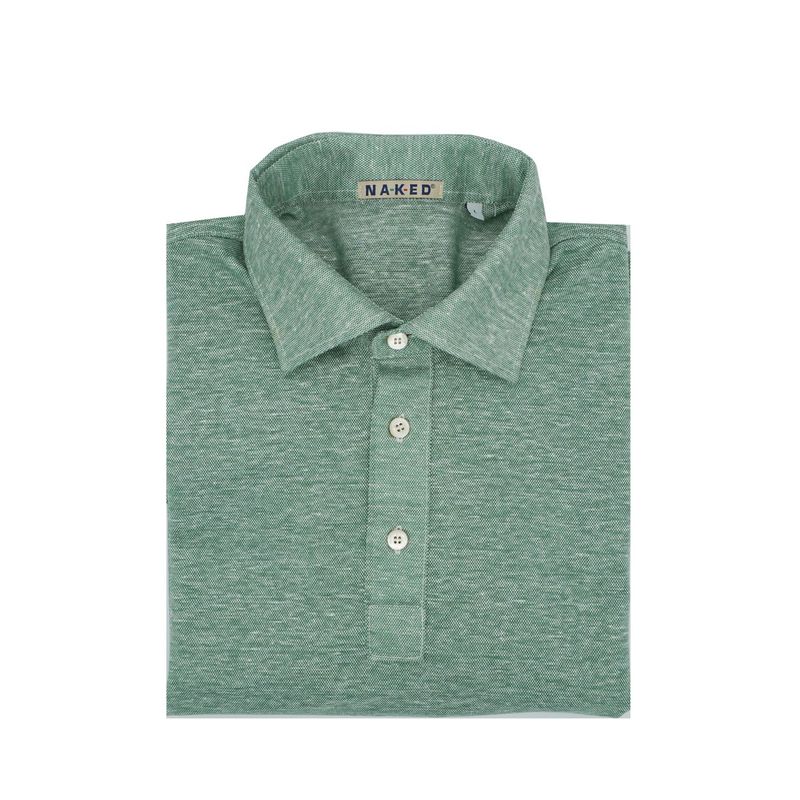 Lentisk extra luxury piquet linen polo shirt