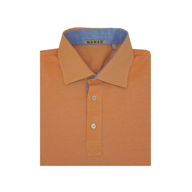 Puglia Sunset   luxury oxford piquet polo shirt