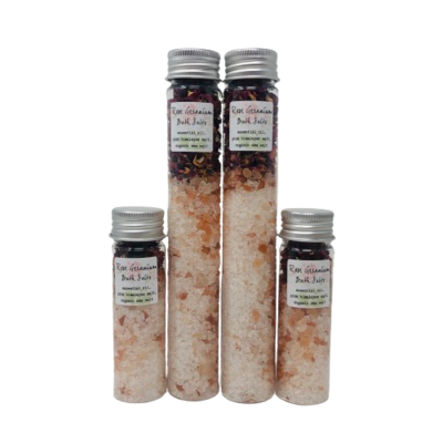 Rose Geranium Bath Salts, Size:: Standard