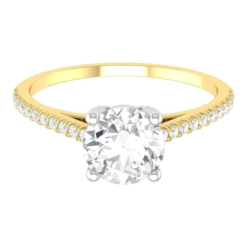 Yellow Gold Diamond Solitaire
