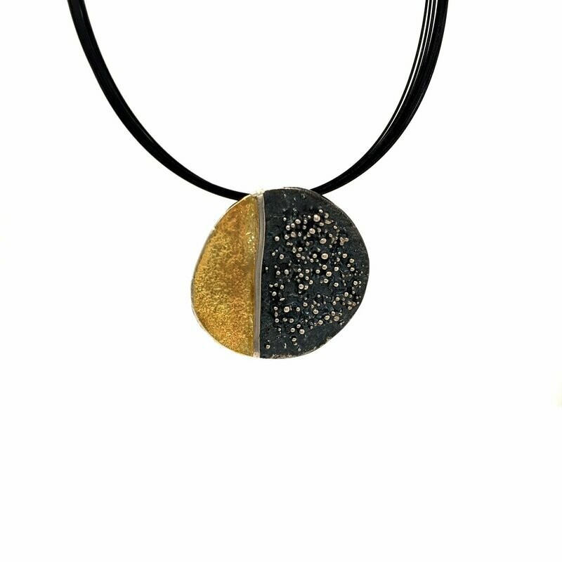 Sterling Silver Disc Pendant