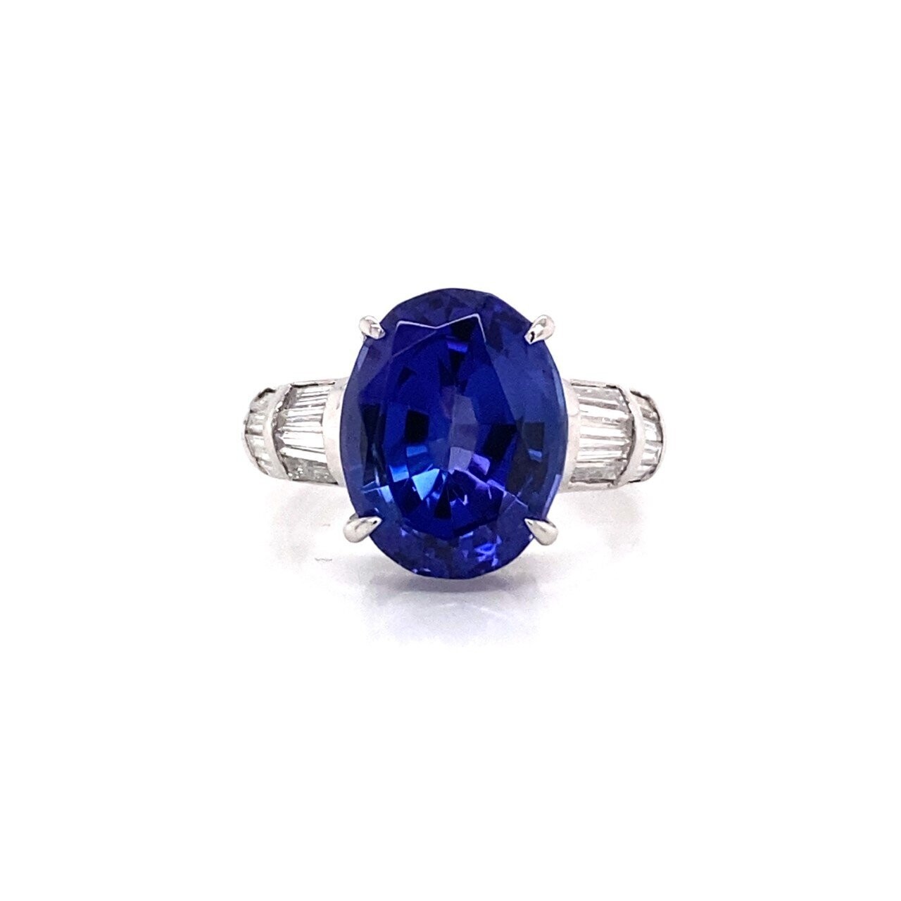 Platinum Tanzanite ring
