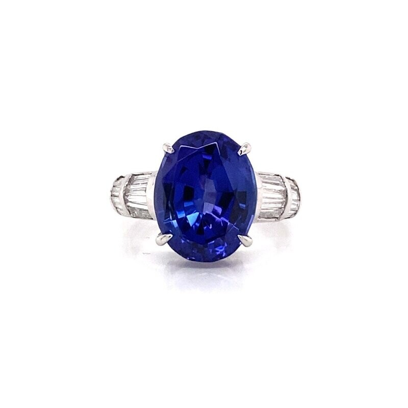 Platinum Tanzanite ring