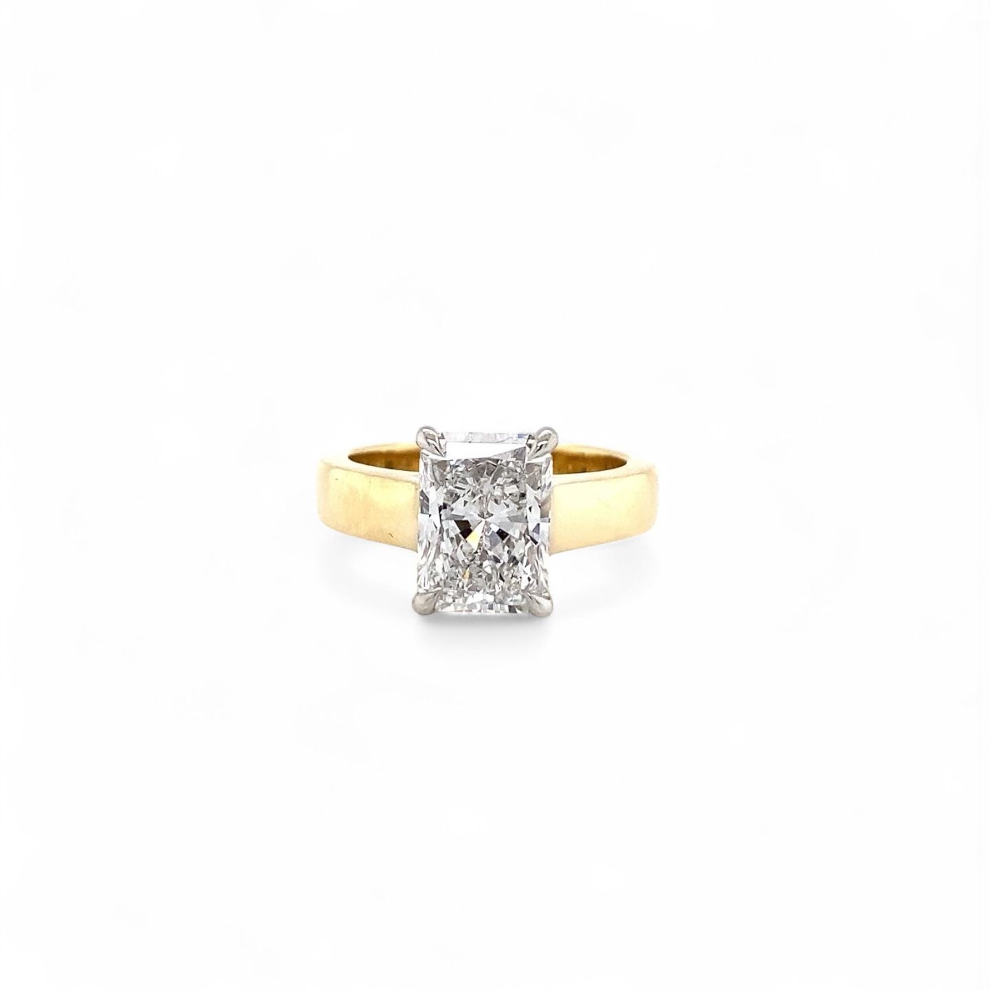 Classic Radiant Diamond Solitaire