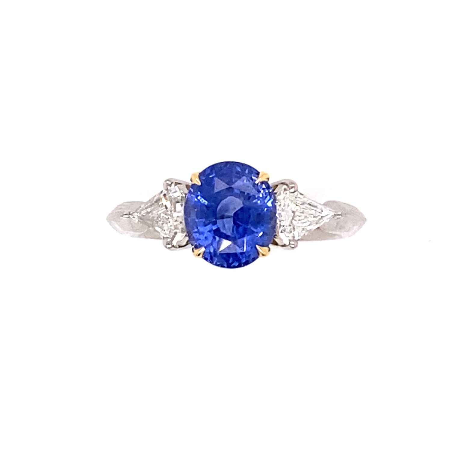 Sapphire and Diamond Ring
