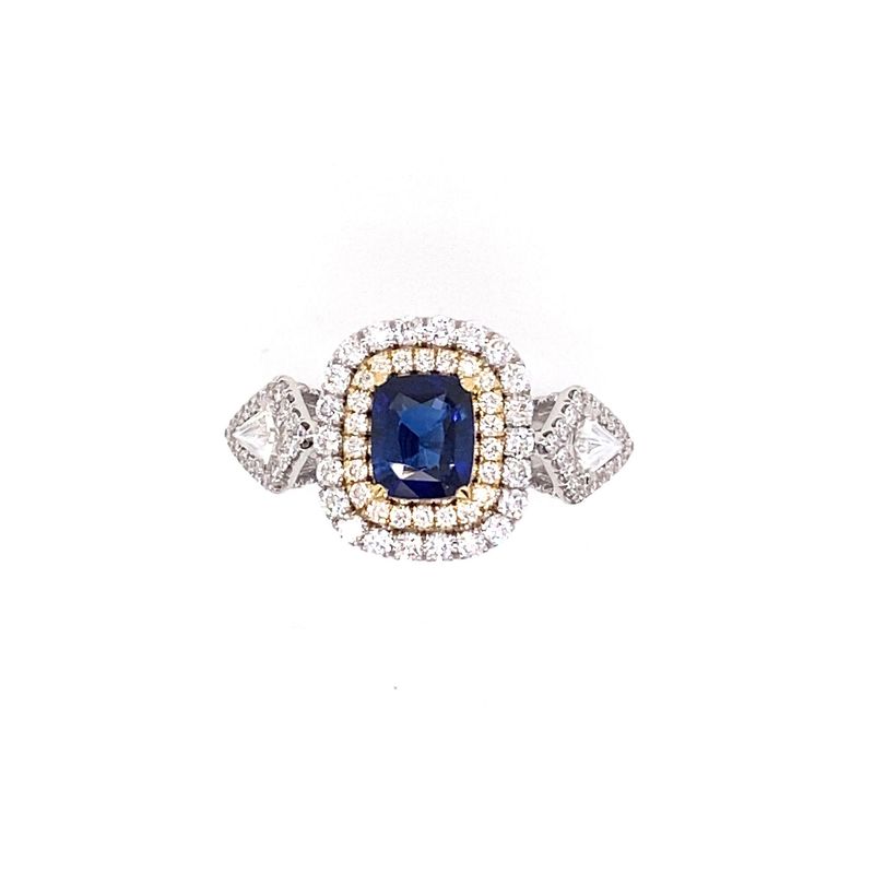 Sapphire and Diamond Ring