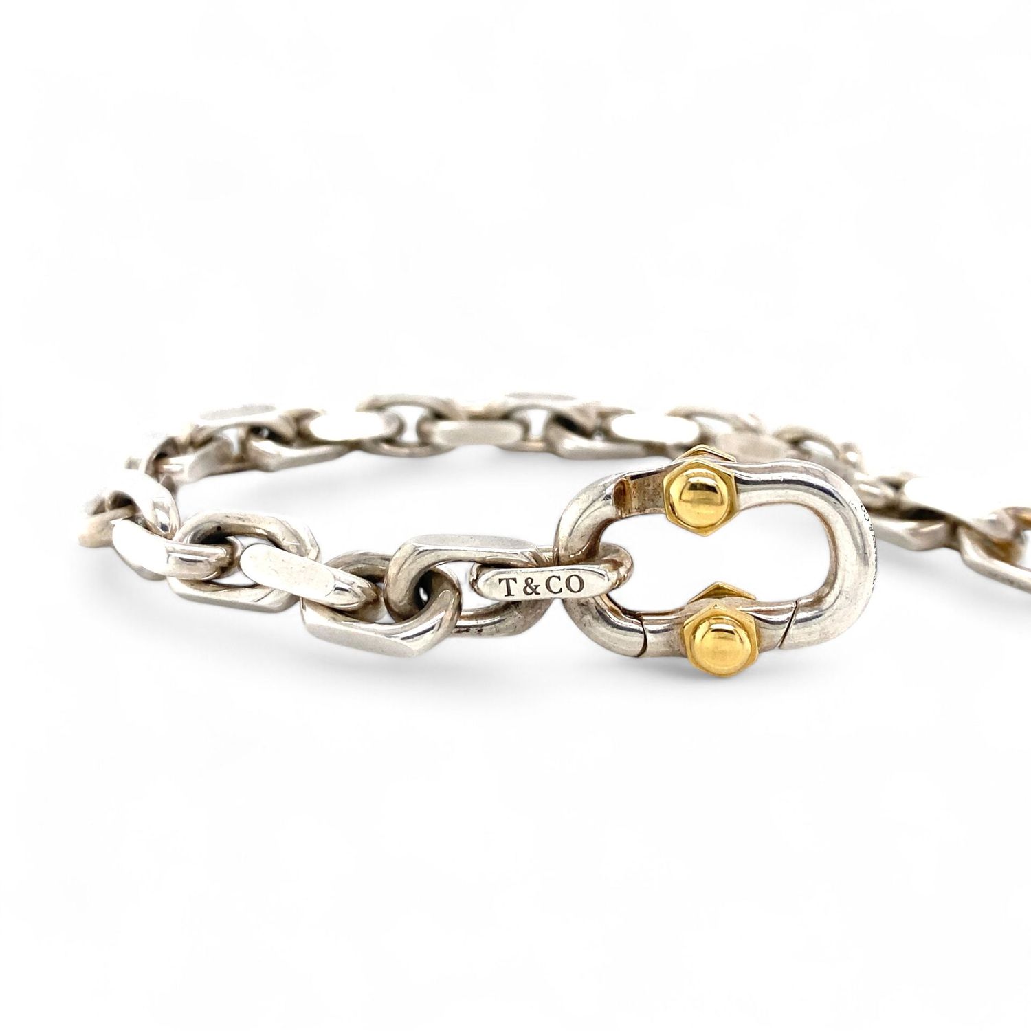 Estate Silver and Gold Bracelet