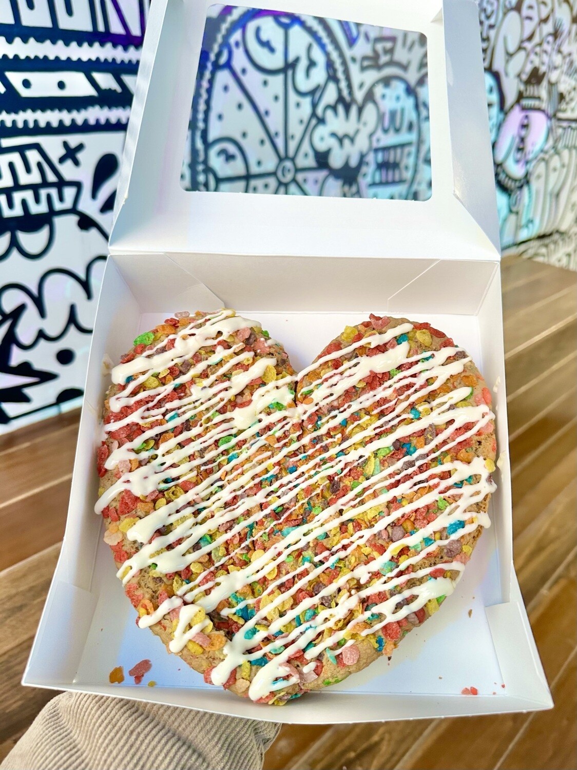 PREORDER - 9" Heart Shaped Cookie Cake