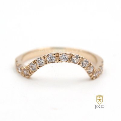 U-Shaped Band in 18K Yellow Gold