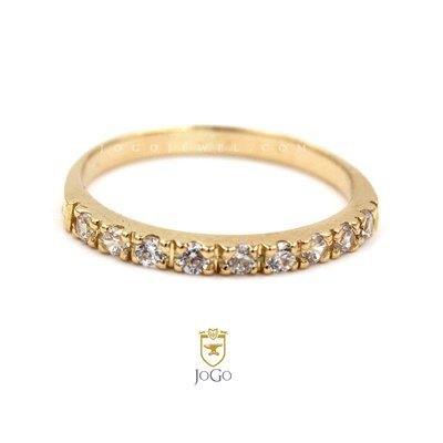 Eternity Ring in 18K Yellow Gold