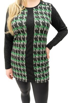 Tunika z gumbi (zelena)