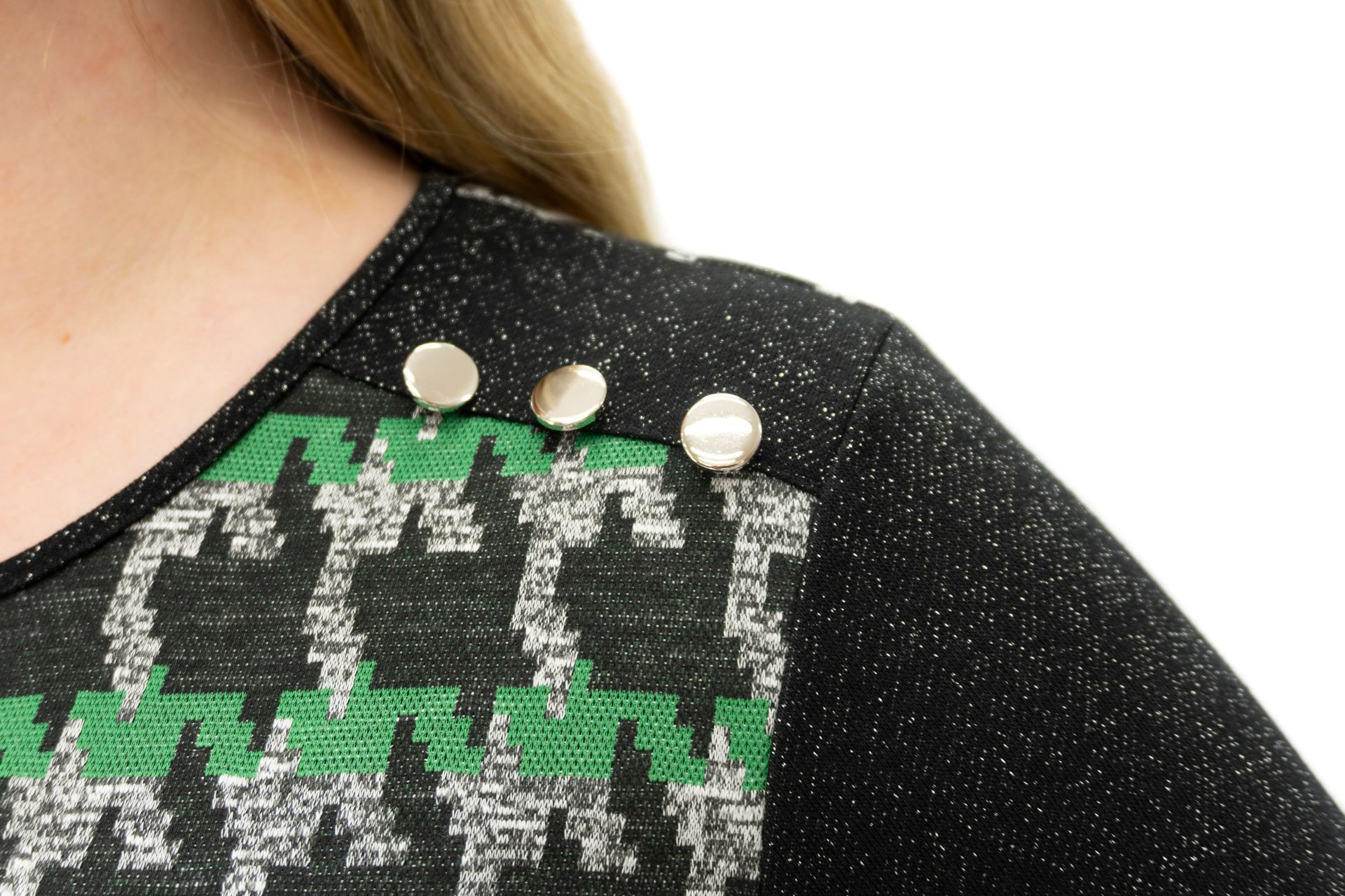 Tunika z gumbi (zelena)